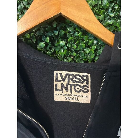 Lovers Are Lunatics Graphic Jacket Sz Small - Picture 5 of 5